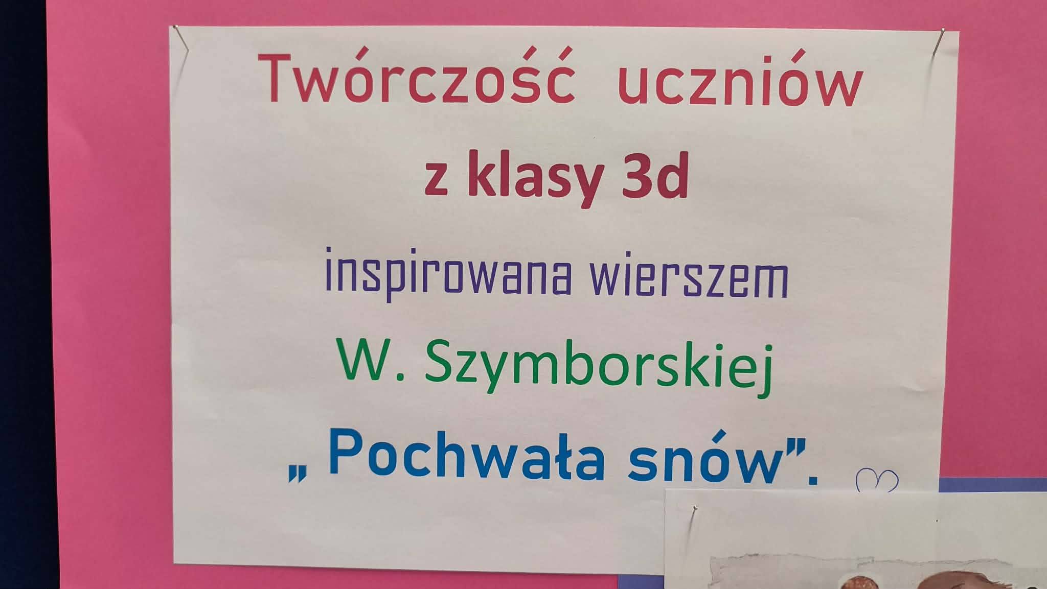 Read more about the article Twórczość uczniów z klasy 3d